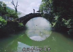 唯有见你是青山,世界如画般清新